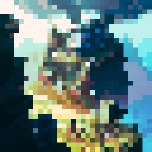 Giant humanoid creatures with sharp teeth and muscular bodies, towering over a desolate cityscape, while brave soldiers in steampunk-inspired gear fly through the air with their vertical maneuvering equipment, ready to battle against the impending doom