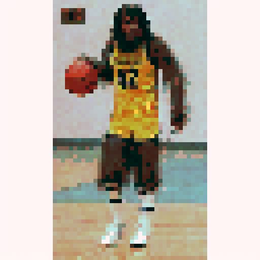 personajes clásicos de películas de aventuras de los años 80 y videojuegos de 8 bits.