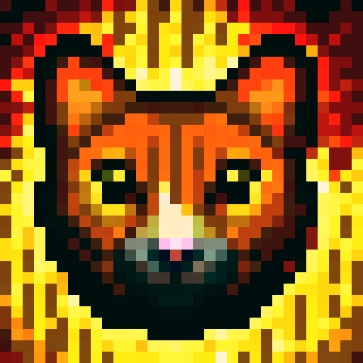 Orange cat portrait , detailed , stripes , full body, 