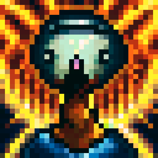 duck wearing a space suit on the moon