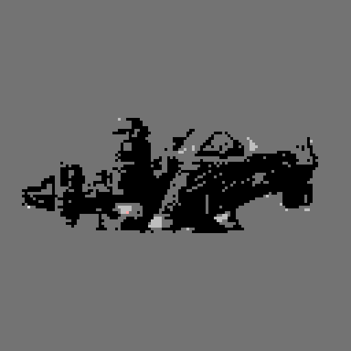 pixel art spaceship