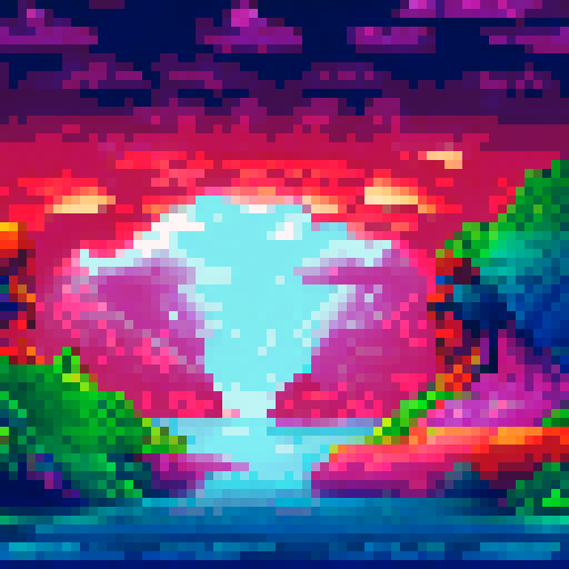 Cave full of crystals