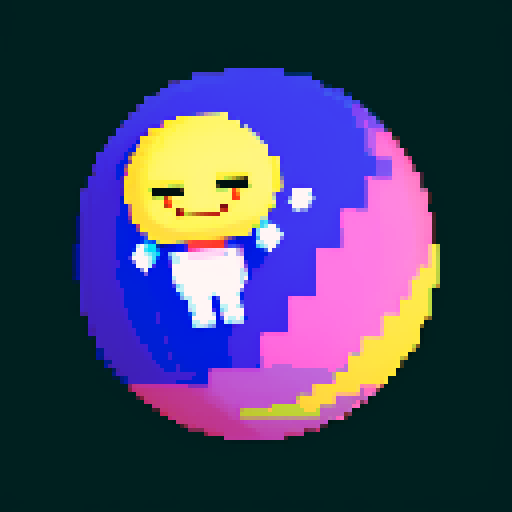 smiling moon with legs