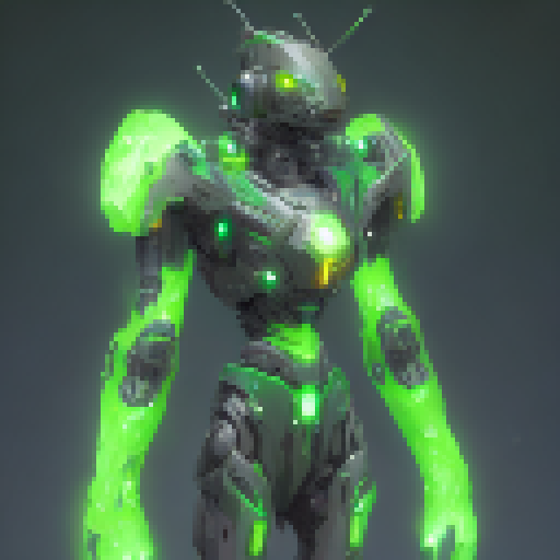 big green healer mecha