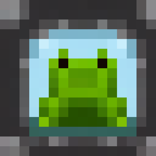 A classic frog image perfect for an in-game icon or badge. Upclose so that it's easy to tell what it is at a distance.