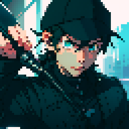 The Protaganist of TintMeta. The young window tinter. He is wearing black clothes, and a black baseball cap. He has a Teal Heat Gun in his hand as his "Weapon"