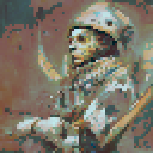 Androgynous astronaut in a clear helmet, sleek, futuristic sci-fi space suit adorned with intricate, metallic armor pieces reminiscent of a fantasy RPG, vibrant colors, fantasy RPG style