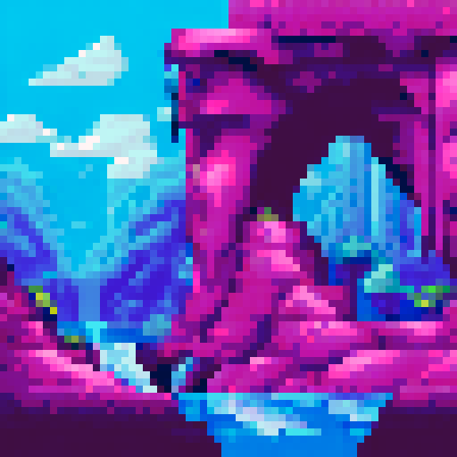 Cave full of crystals