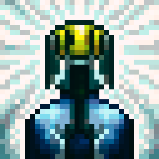 shiny silver color helmet, game icon, 32x32 pixel art, sRGB, skill art, close up, portrait