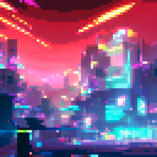 neon futuristic that can be a car background with a blurry portrait peaking somwhere behind