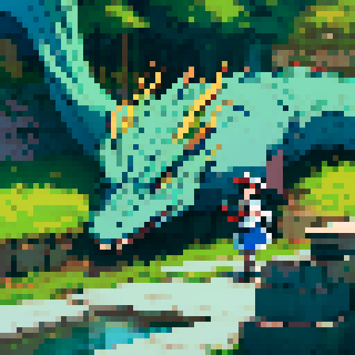 A dragon wearing a chef's hat