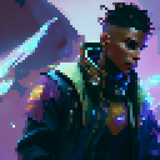 Ekko from league of legends, red colors