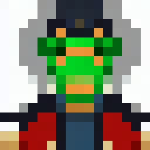 Police officer with a stern expression, donning aviator sunglasses and a bulletproof vest, in a pixel art close-up portrait