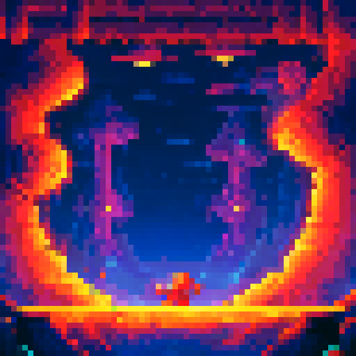 twinsen from twinsen's odyssey blasting one of t hose hotdog guys with his laser gun with a space background 