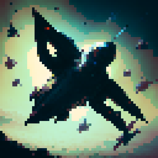 A pixel art shield with a two engrailed top. The shield should have an elaborate metallic gold edge. The shield should have a solid wooden field. The image should have a solid black background.