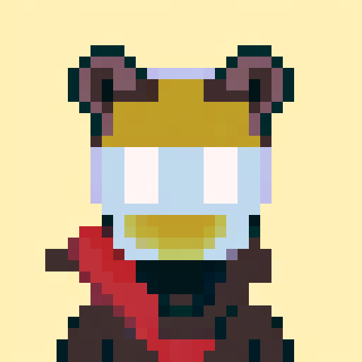 evil robot, dark, pixel art, sRGB, upper body portrait, looking away