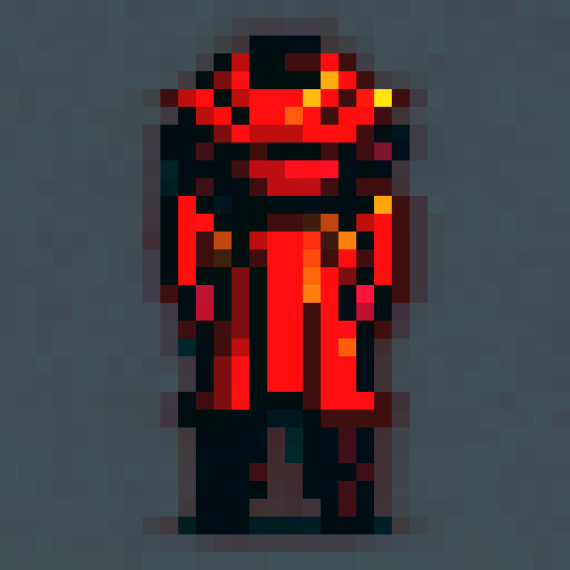 fiery red mage armor, volcanic