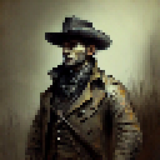 Hunt Showdown Hunter, Dark Colors, full body