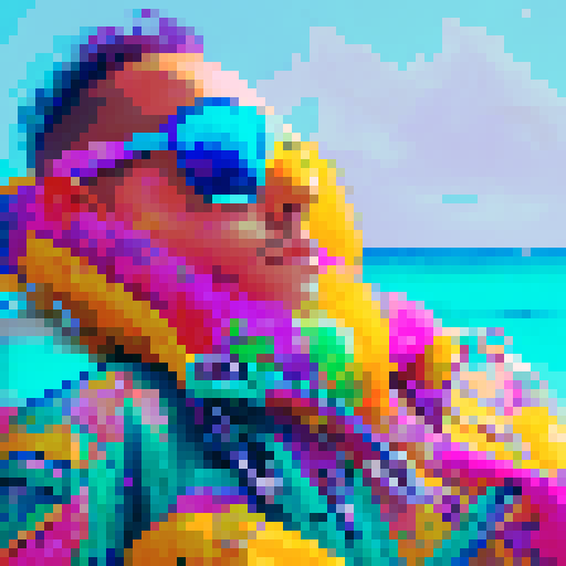 Vibrant, tropical, and playful. Watermelon and pineapple patterned swim trunks for men, featuring bold colors and a cartoonish art style reminiscent of vintage postcards.