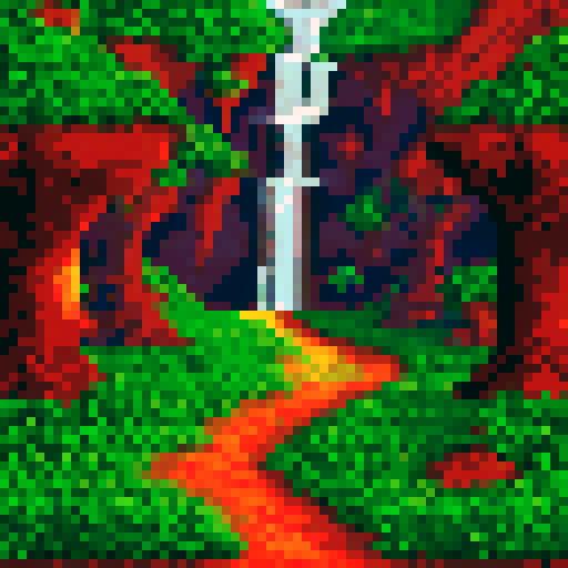 Create a pixel art representation of a small sprouting plant or seedling, capturing the essence of growth, nurturing, and cultivating potential. Showcase the journey of personal development and the blossoming of skills and expertise through your art. Let the pixels convey the beauty and resilience of nature as it symbolizes the transformative process of self-improvement.