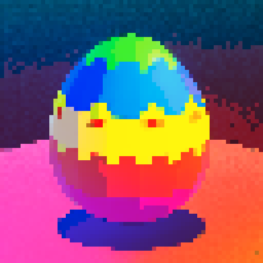 colorful easter egg
