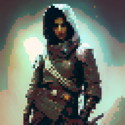 Moroccan Warrior with a lightsaber