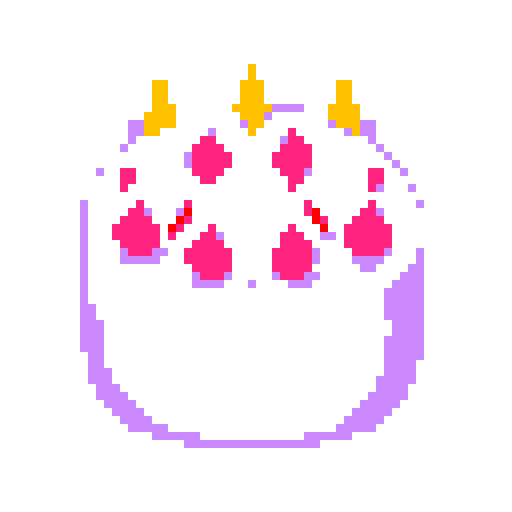 pixel art with a white background 
