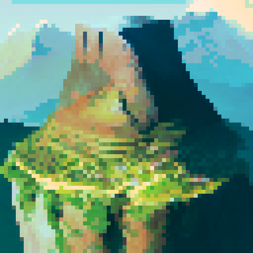 a travler wearing coat, watching sun rise from distance mountain, a road expand the horizon, casting a warm, orange glow, all depicted in a realistic, oil painting style.