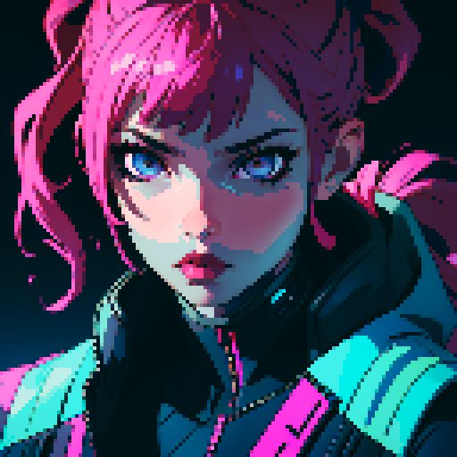 cyberpunk woman, sexy, main-character, futuristic outfit, in space, portrait styled