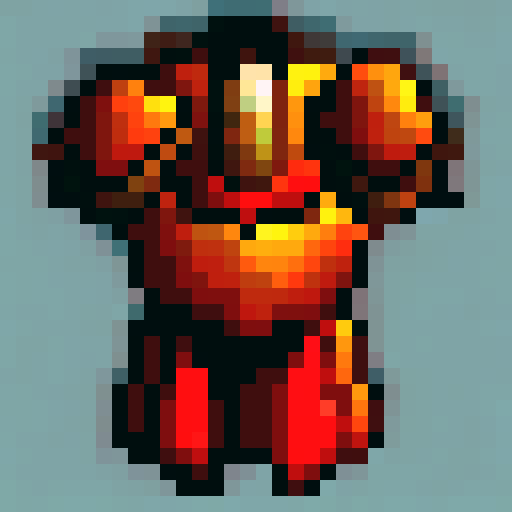 fiery red mage armor, volcanic