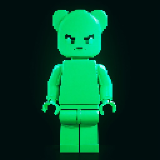 colorful pixel lego blocks arranged in a playful, vibrant composition, showcasing the intricate details and vibrant colors of pixel art in the sRGB color space