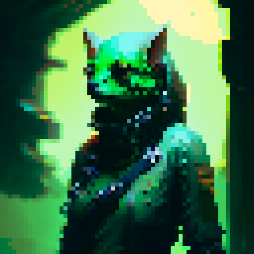 A green, classical slime