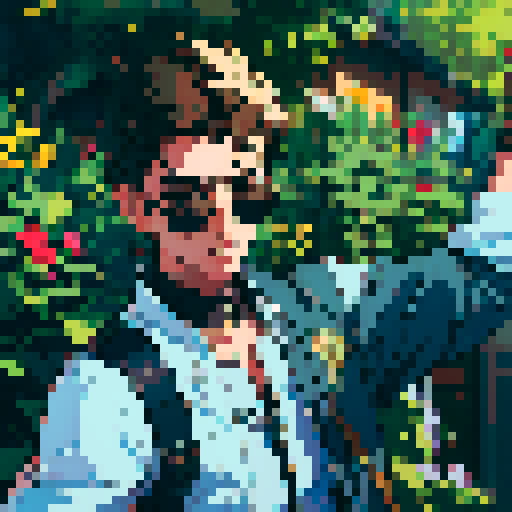 a fashion boy modern with sunglasses