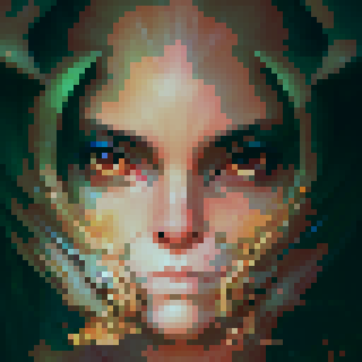 A fierce dragon with emerald green scales and razor sharp claws, guarding a treasure trove of glittering gold and jewels in a dimly lit dungeon filled with cobwebs and ancient artifacts