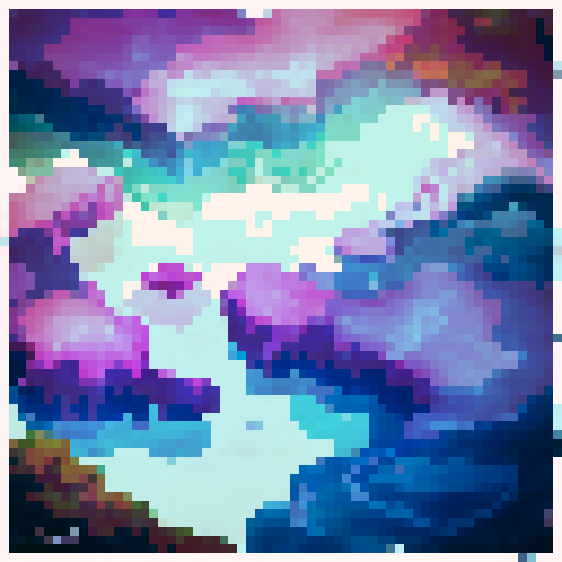 a stormthender day, the icebergs floate on the space. some are falling.i am standing to look the course.