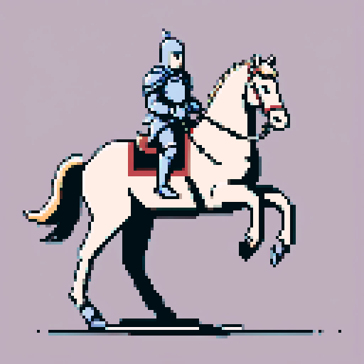 chess knight riding a horse