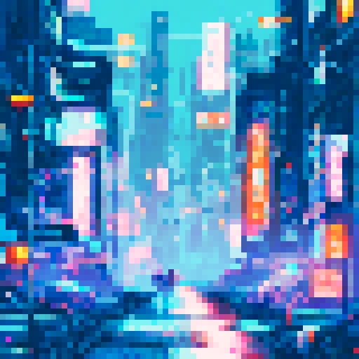 cyberpunk street view