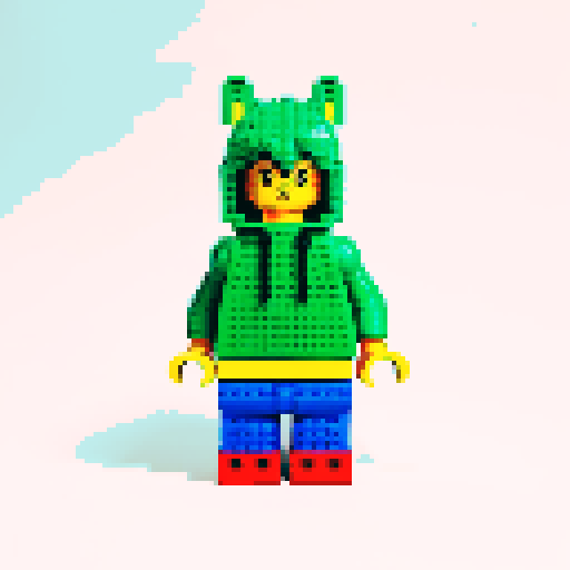 hoody pixel lego