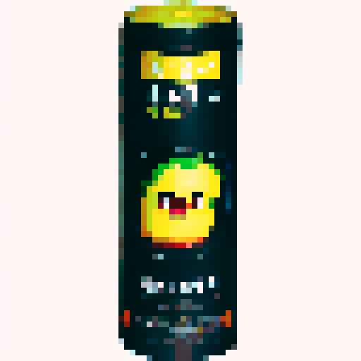 Close-up anime-style pixel art portrait of a juicy, ripe mango exploding into a vibrant splash of golden yellow and orange, with droplets of sweet nectar and pulp flying through the air.