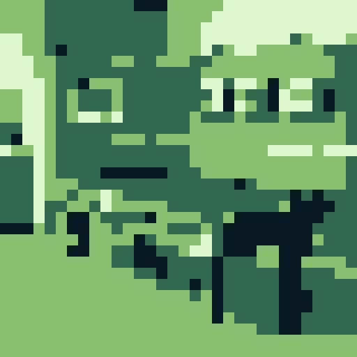 old pool table in a game boy style