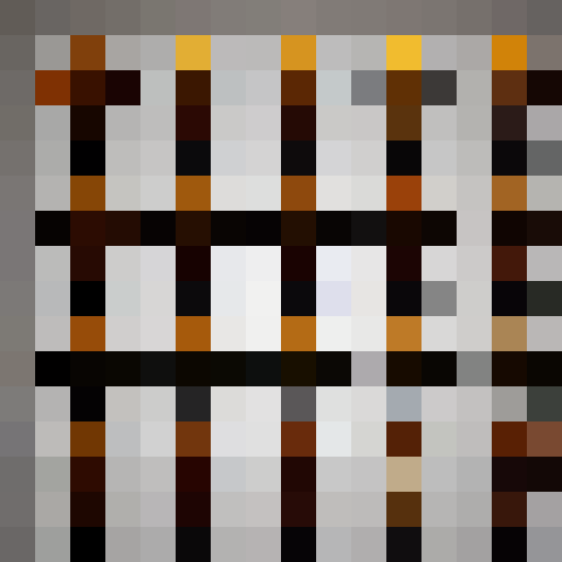 RPG sword icons, in the style of minecraft