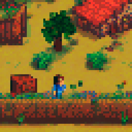 minecraft steve in 2d pixel art like in stardew walley sprite on white background for game
