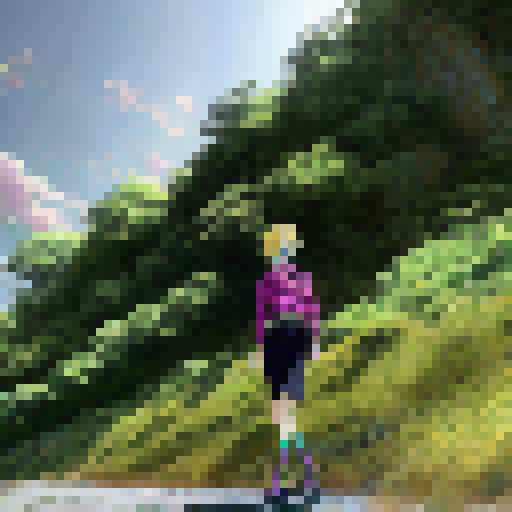 in anime style in full height bright colors