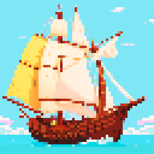 16th century cog sailing the sea during sunny weather
