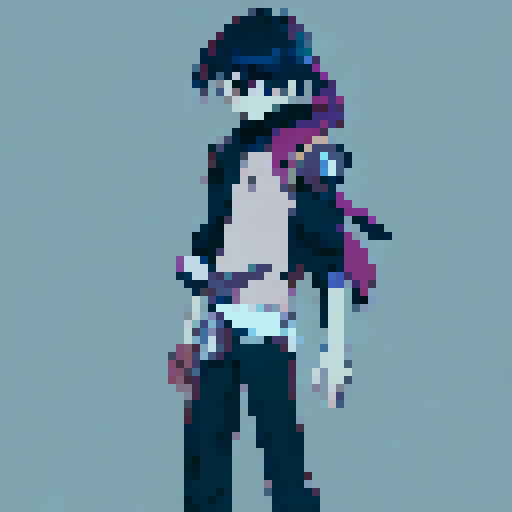 creepy weird man with dark hair