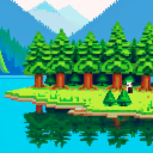 pacific northwest woods and lakeside wilderness