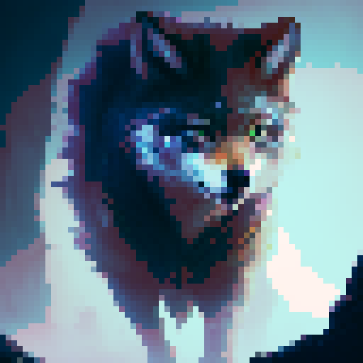 Fierce Wolf Game Sprite