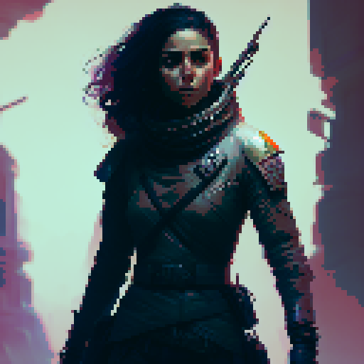 Female Rogue, stealthily navigating through shadows, slyly evading detection, with a thin frame, in a fantasy RPG art style, Holding a dagger,
