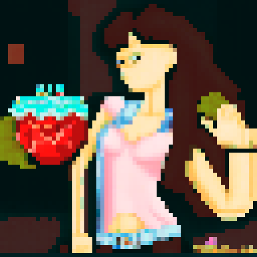 a woman in a dessert