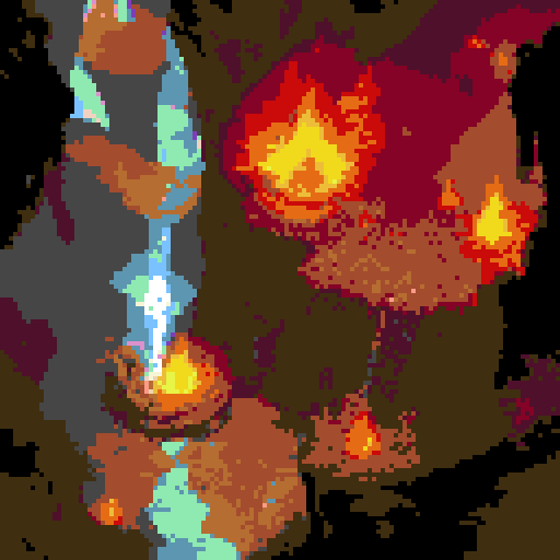 Fiery Balrog, towering over the bridge, locks eyes with Gandalf, their staffs ready for an epic clash